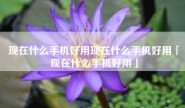 现在什么手机好用现在什么手机好用「现在什么手机好用」