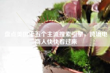 盘点美国十五个主流搜索引擎，跨境电商人快快看过来