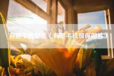 有趣手机壁纸（有趣手机屏保图片）