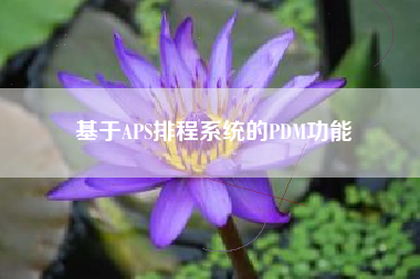 基于APS排程系统的PDM功能